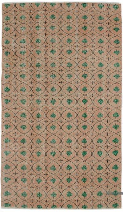 Vintage Turkish Hand-Knotted Rug - 4' 7" x 7' 11" (55" x 95")