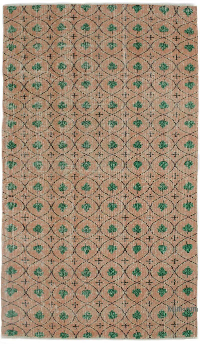 Alfombra Vintage Turca Anudada a Mano - 140 cm x 242 cm - K0076727