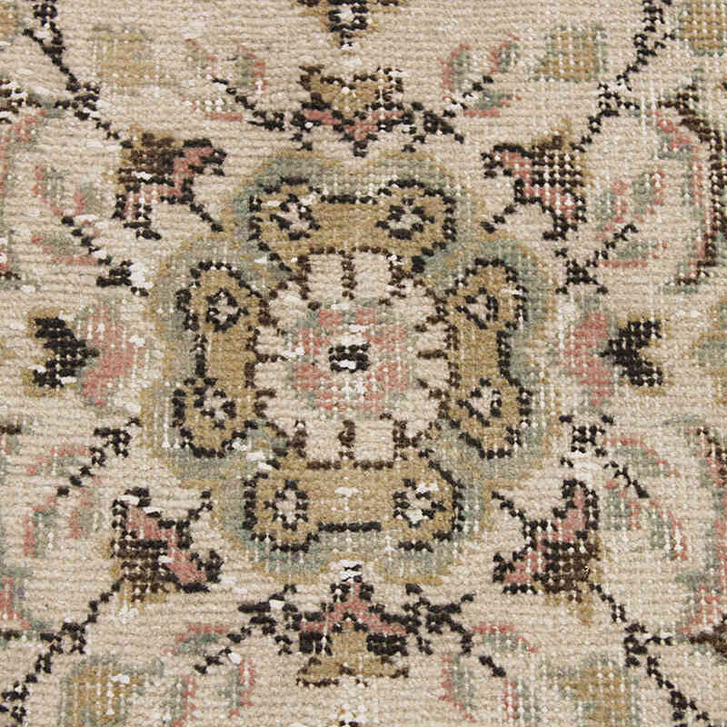 Vintage Turkish Hand-Knotted Rug - 4' 2" x 7' 8" (50" x 92") - K0076731