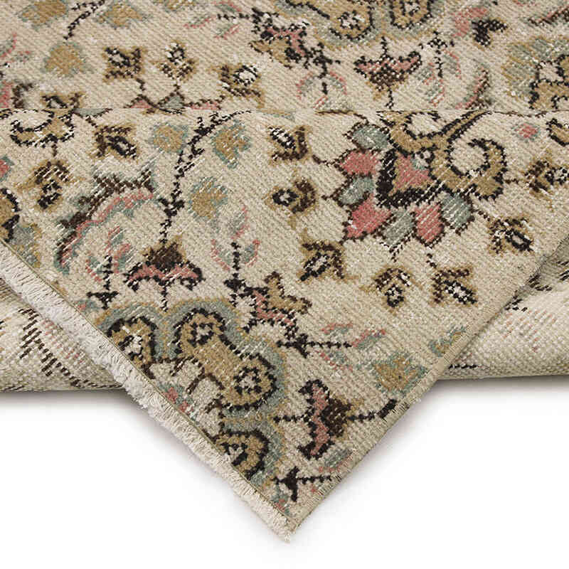 Vintage Turkish Hand-Knotted Rug - 4' 2" x 7' 8" (50" x 92") - K0076731