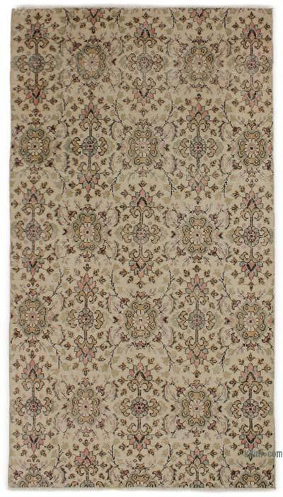El Dokuma Vintage Halı - 127 cm x 234 cm