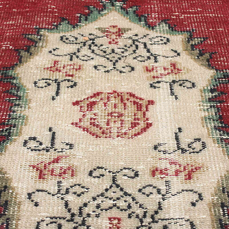 Alfombra Vintage Turca Anudada a Mano - 142 cm x 250 cm - K0076733