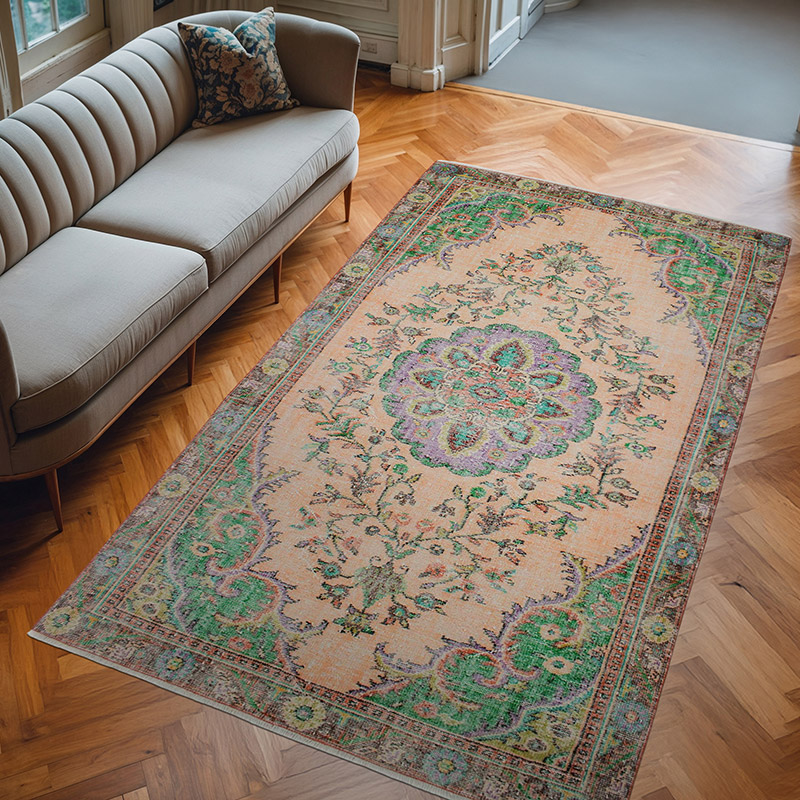 El Dokuma Vintage Halı - 164 cm x 283 cm - K0076736