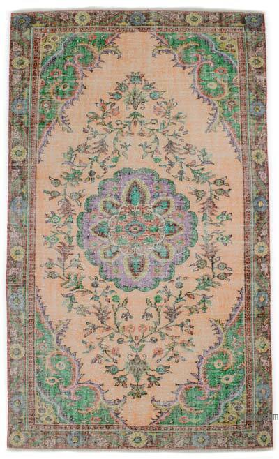Alfombra Vintage Turca Anudada a Mano - 164 cm x 283 cm