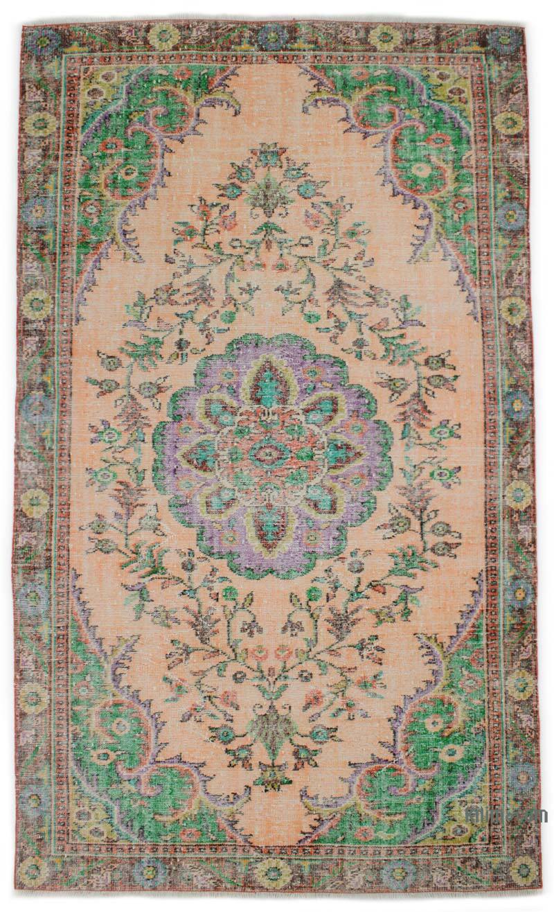 El Dokuma Vintage Halı - 164 cm x 283 cm - K0076736