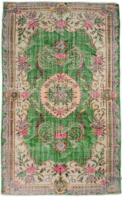 Alfombra Vintage Turca Anudada a Mano - 184 cm x 307 cm