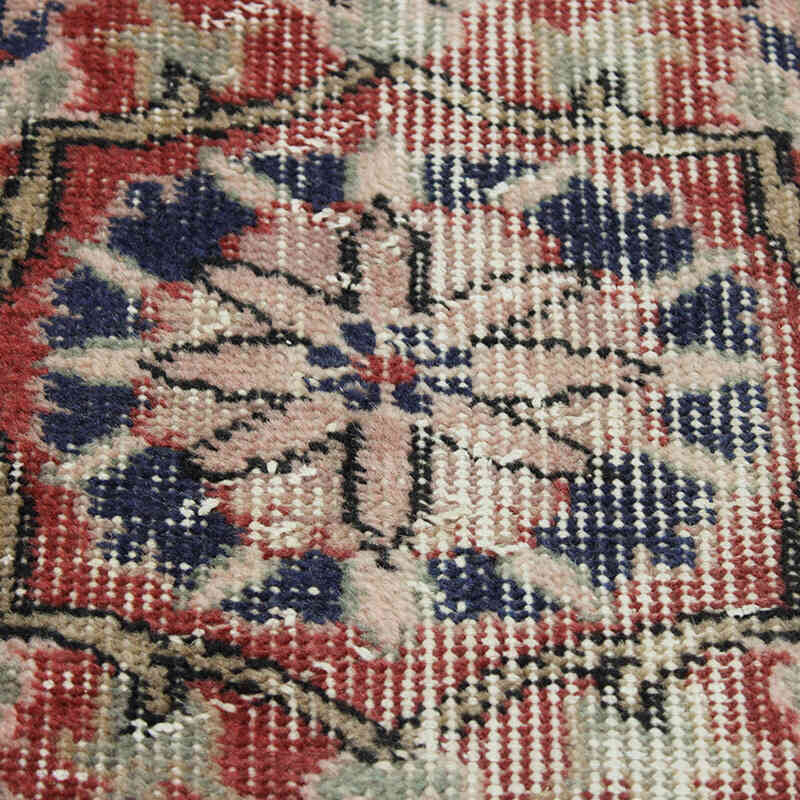 Alfombra Vintage Turca Anudada a Mano - 135 cm x 227 cm - K0076739