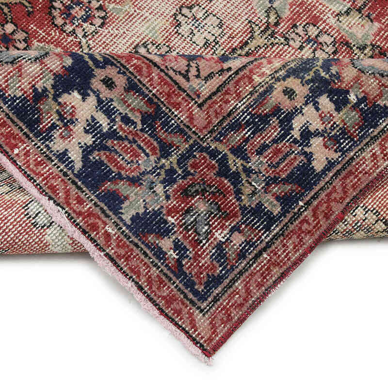 Alfombra Vintage Turca Anudada a Mano - 135 cm x 227 cm - K0076739