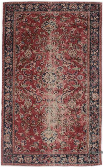 Vintage Turkish Hand-Knotted Rug - 4' 5" x 7' 5" (53" x 89")