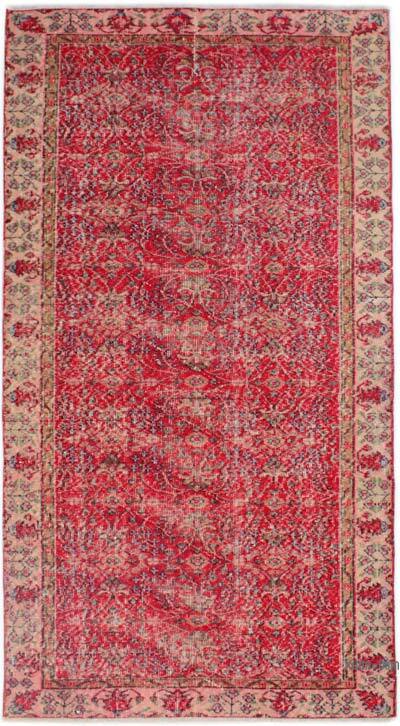 Alfombra Vintage Turca Anudada a Mano - 135 cm x 246 cm