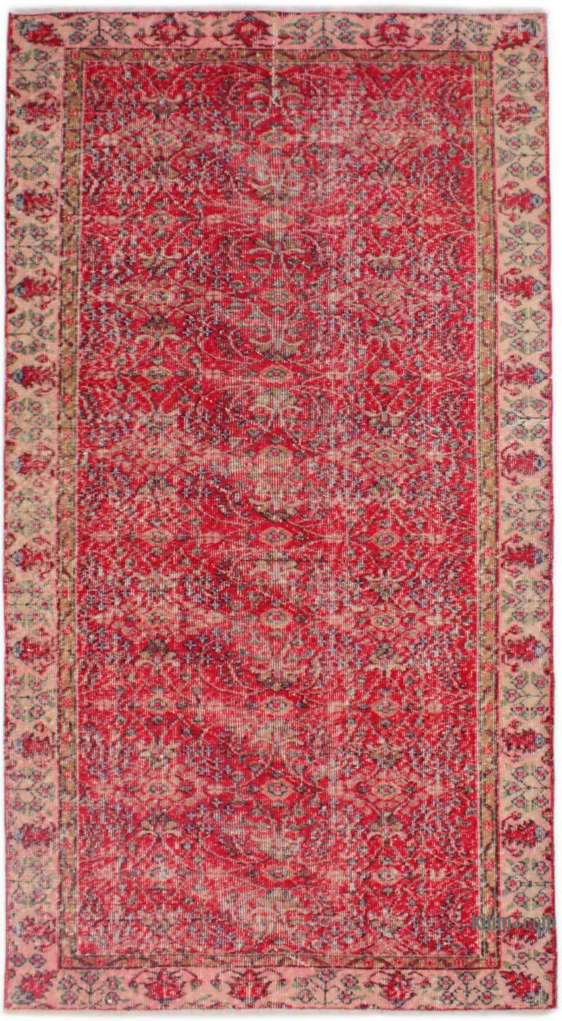 El Dokuma Vintage Halı - 135 cm x 246 cm - K0076741