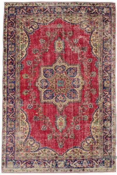 Vintage Turkish Hand-Knotted Rug - 5' 5" x 8' 5" (65" x 101")