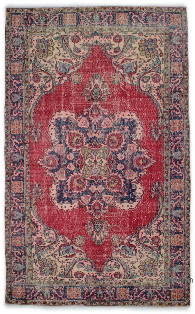 Alfombra Vintage Turca Anudada a Mano - 178 cm x 297 cm - K0076745