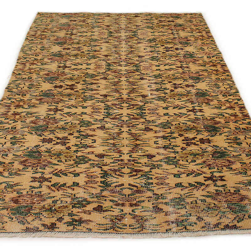 El Dokuma Vintage Halı - 148 cm x 260 cm - K0076746