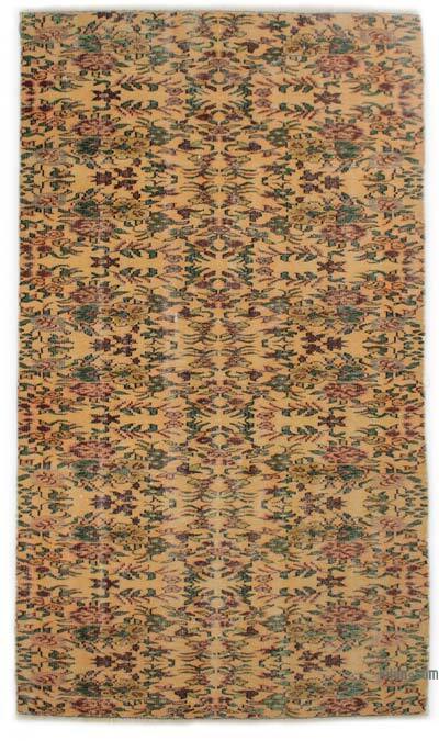 Vintage Turkish Hand-Knotted Rug - 4' 10" x 8' 6" (58" x 102")