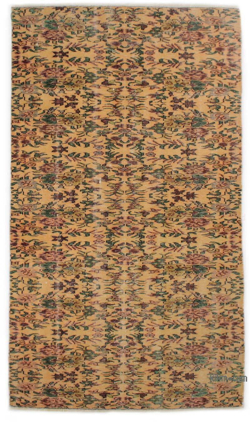 El Dokuma Vintage Halı - 148 cm x 260 cm - K0076746