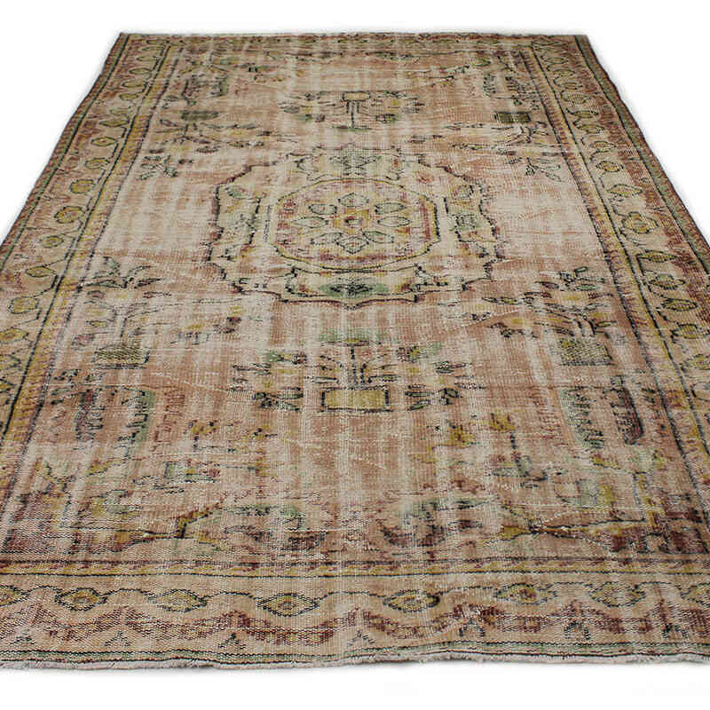 Alfombra Vintage Turca Anudada a Mano - 185 cm x 300 cm - K0076747