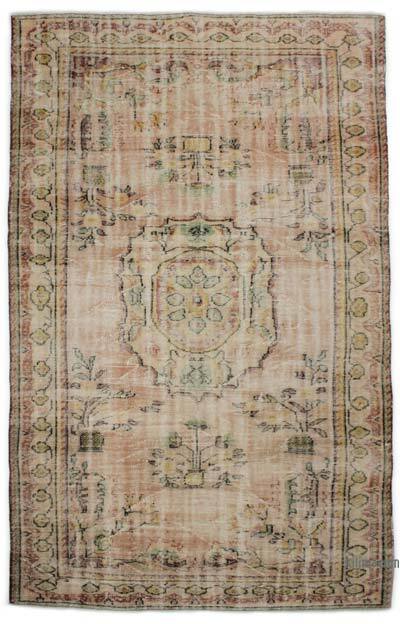 El Dokuma Vintage Halı - 185 cm x 300 cm