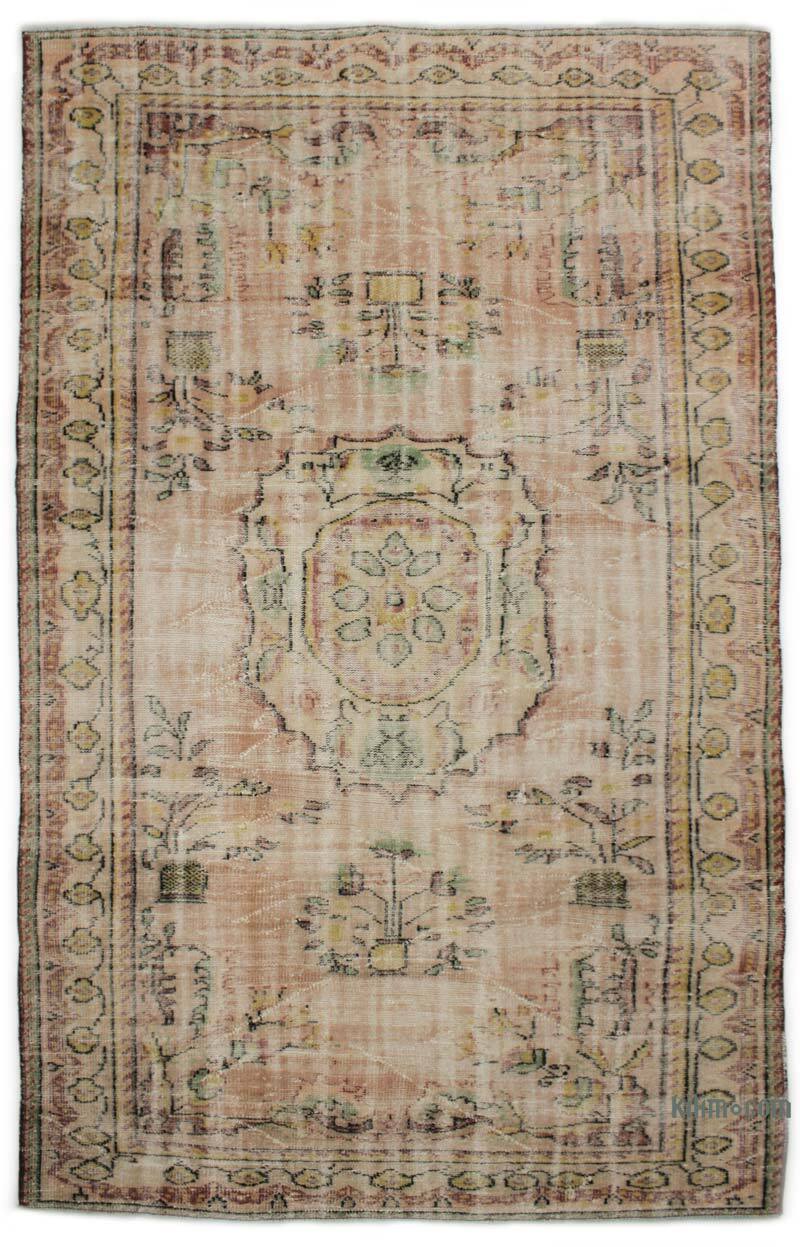 Alfombra Vintage Turca Anudada a Mano - 185 cm x 300 cm - K0076747