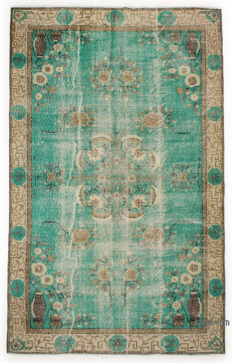 El Dokuma Vintage Halı - 166 cm x 272 cm - K0076748
