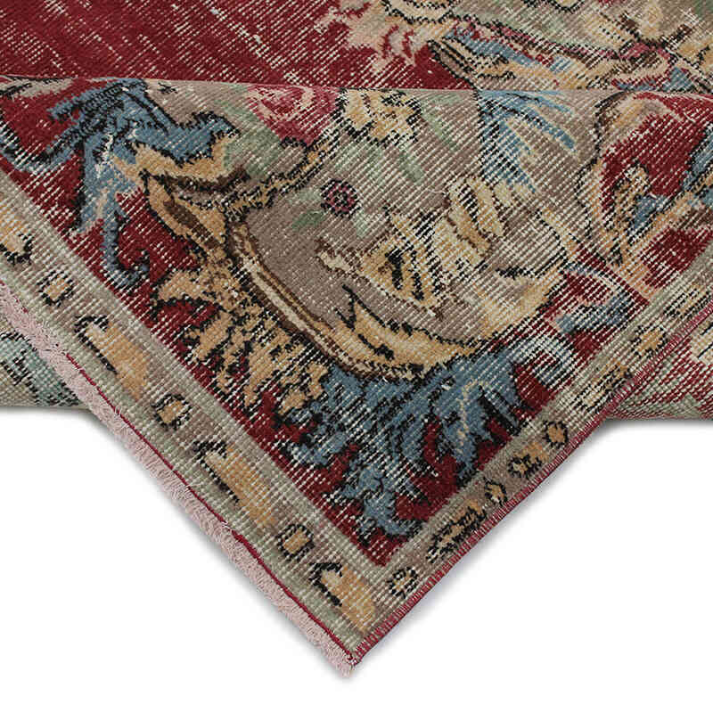 Alfombra Vintage Turca Anudada a Mano - 162 cm x 255 cm - K0076749
