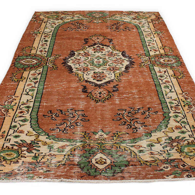 El Dokuma Vintage Halı - 156 cm x 263 cm - K0076751