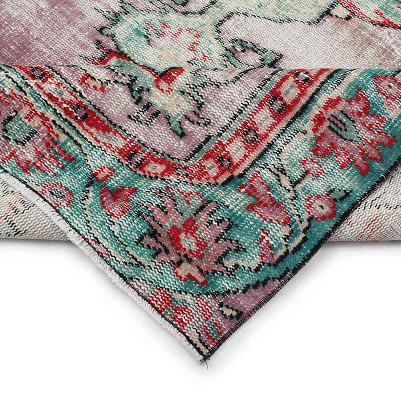 Alfombra Vintage Turca Anudada a Mano - 160 cm x 252 cm - K0076752