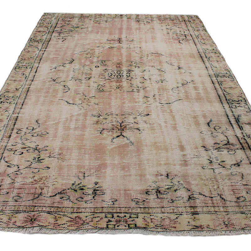 Alfombra Vintage Turca Anudada a Mano - 180 cm x 290 cm - K0076753