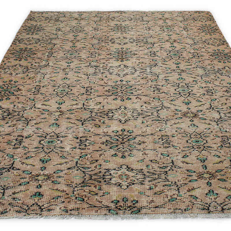Vintage Turkish Hand-Knotted Rug - 5' 11" x 8' 2" (71" x 98") - K0076754