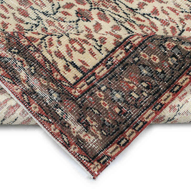 Alfombra Vintage Turca Anudada a Mano - 165 cm x 271 cm - K0076755