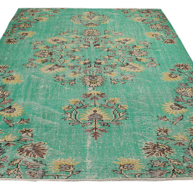 Vintage Turkish Hand-Knotted Rug - 5' 11" x 8' 3" (71" x 99") - K0076759