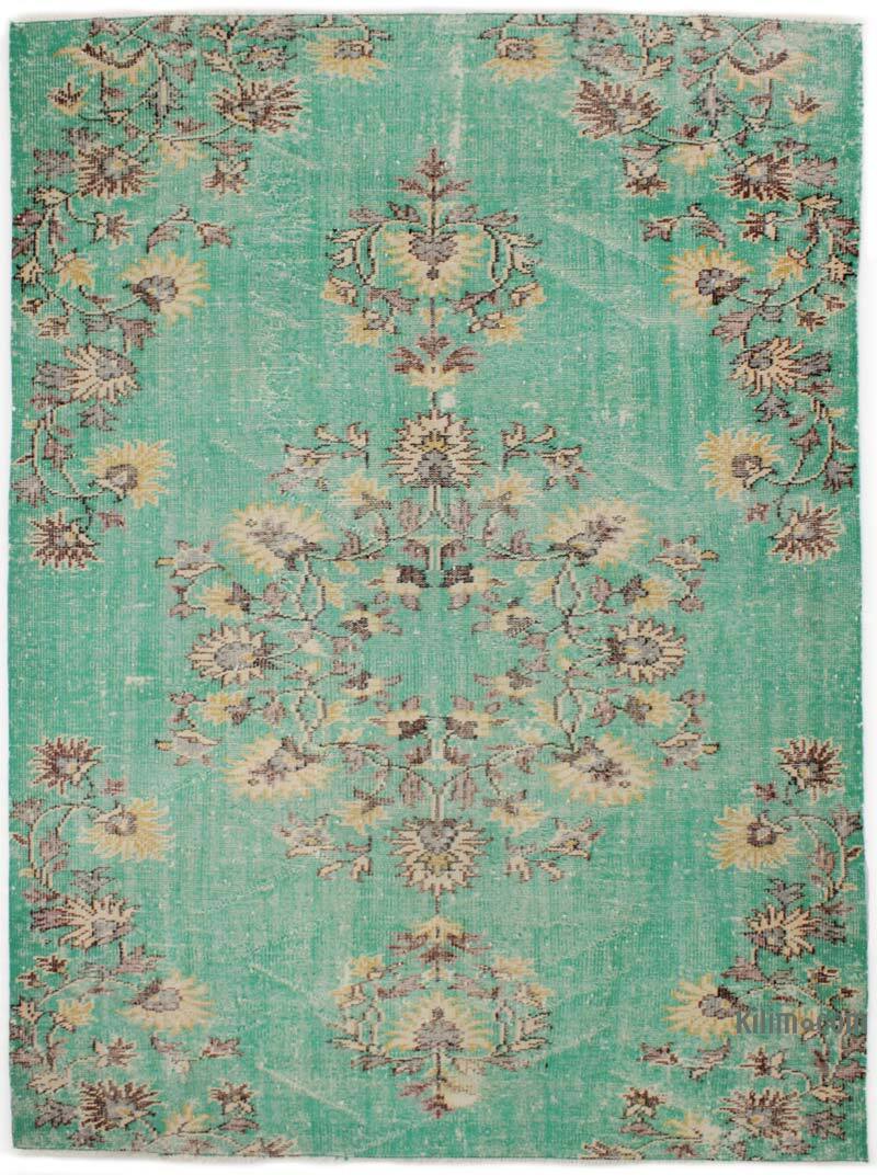 Vintage Turkish Hand-Knotted Rug - 5' 11" x 8' 3" (71" x 99") - K0076759