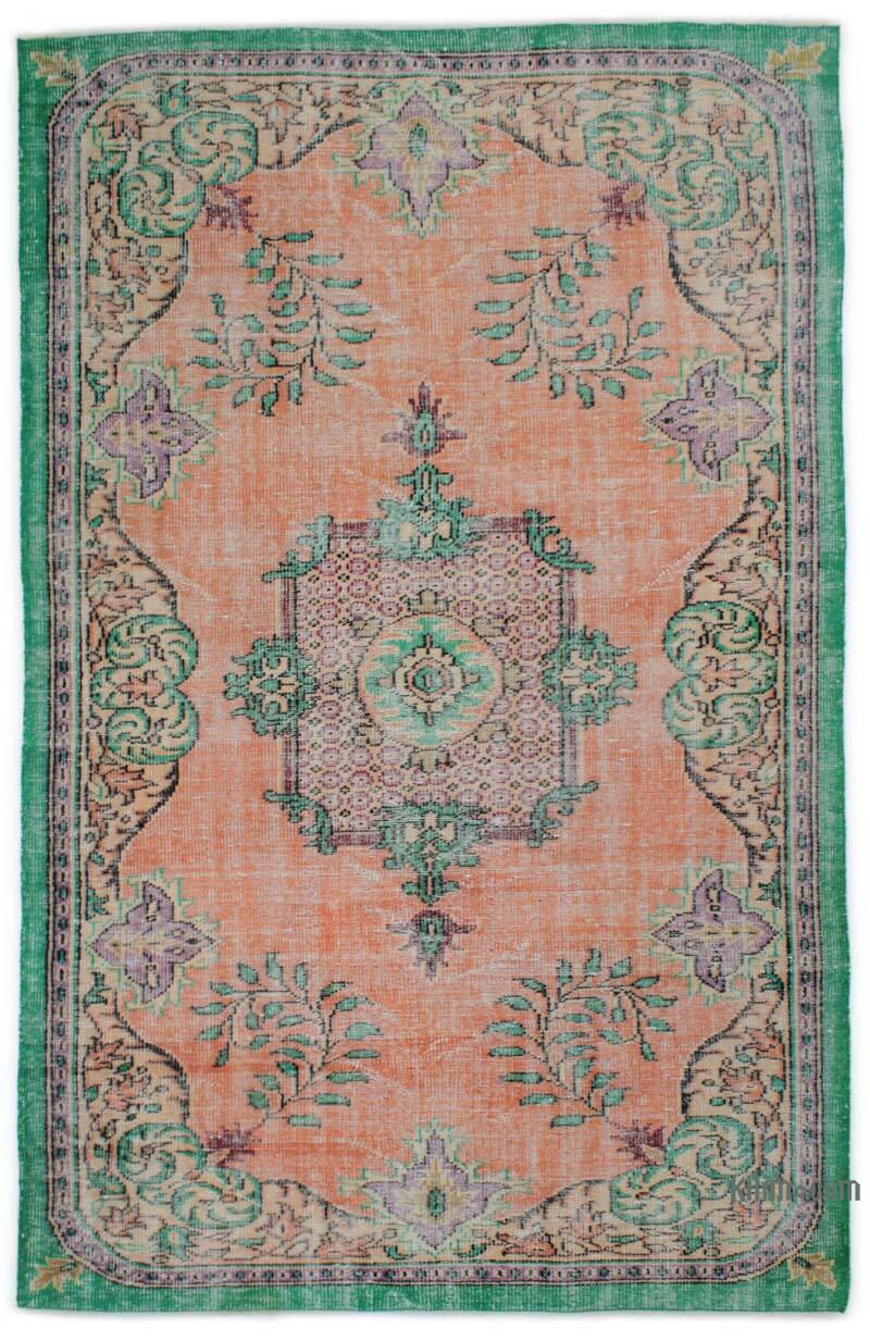Vintage Turkish Hand-Knotted Rug - 5' 8" x 9' 1" (68" x 109") - K0076761
