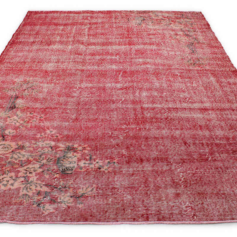 Alfombra Vintage Turca Anudada a Mano - 195 cm x 286 cm - K0076763