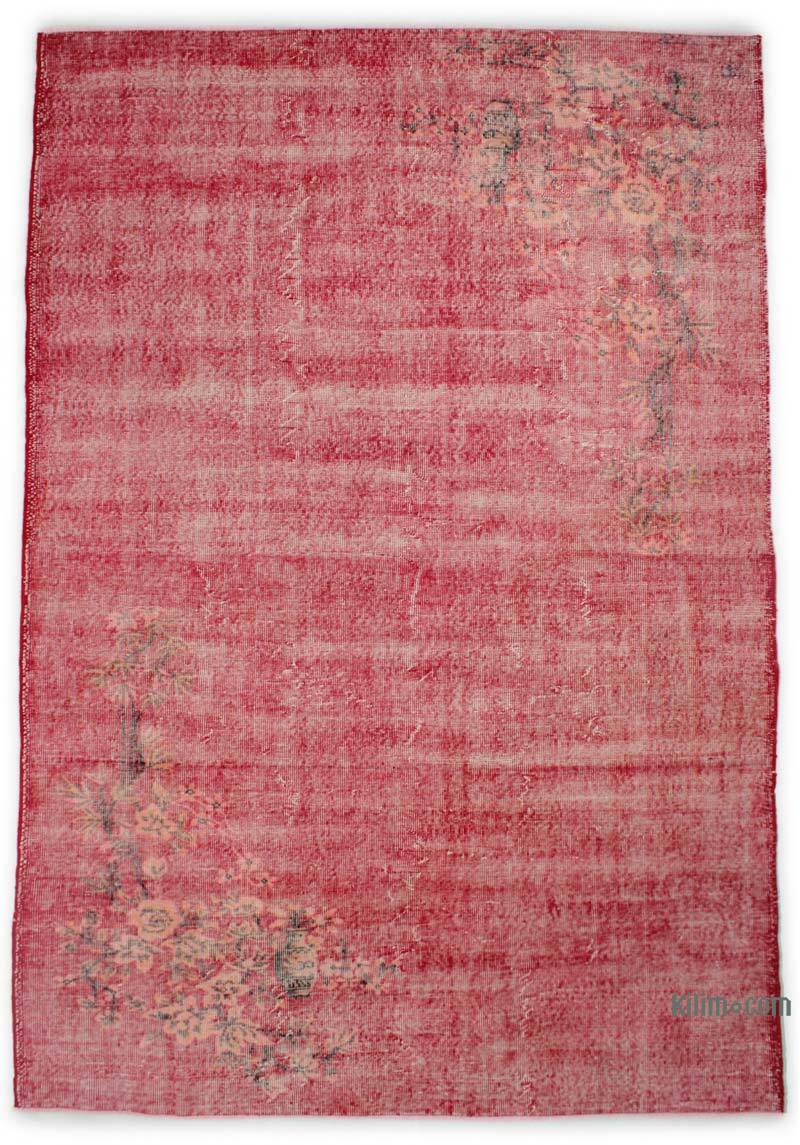 Alfombra Vintage Turca Anudada a Mano - 195 cm x 286 cm - K0076763