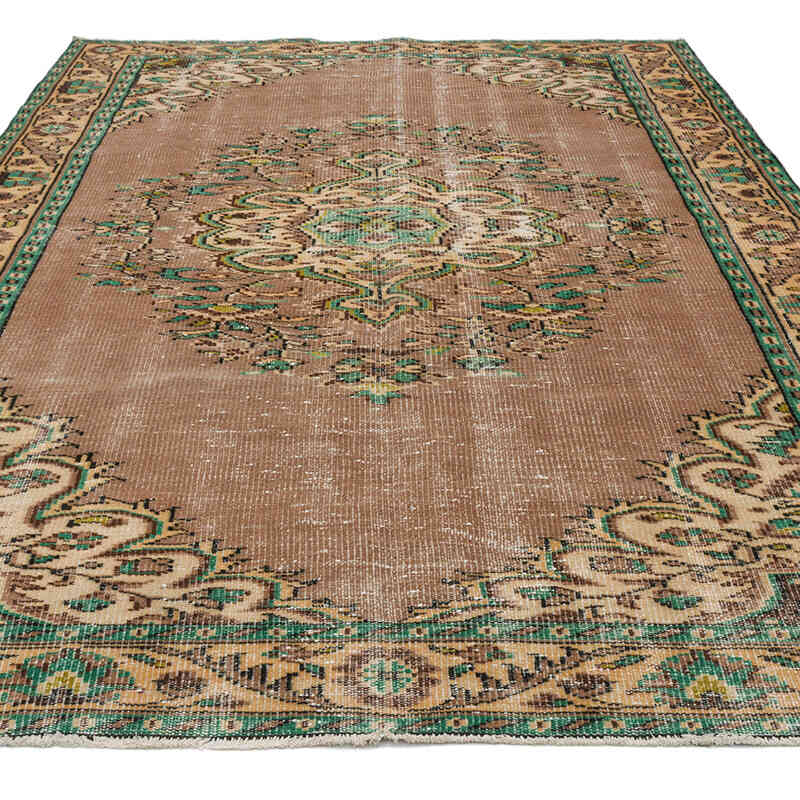 Vintage Turkish Hand-Knotted Rug - 6' 3" x 9' 6" (75" x 114") - K0076765