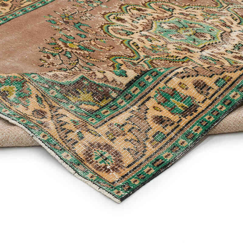 Vintage Turkish Hand-Knotted Rug - 6' 3" x 9' 6" (75" x 114") - K0076765