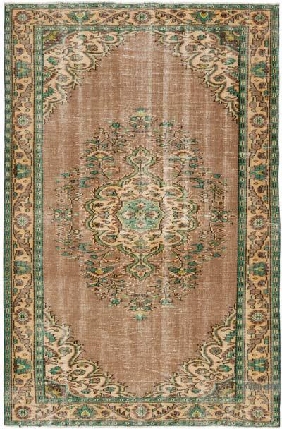Vintage Turkish Hand-Knotted Rug - 6' 3" x 9' 6" (75" x 114")