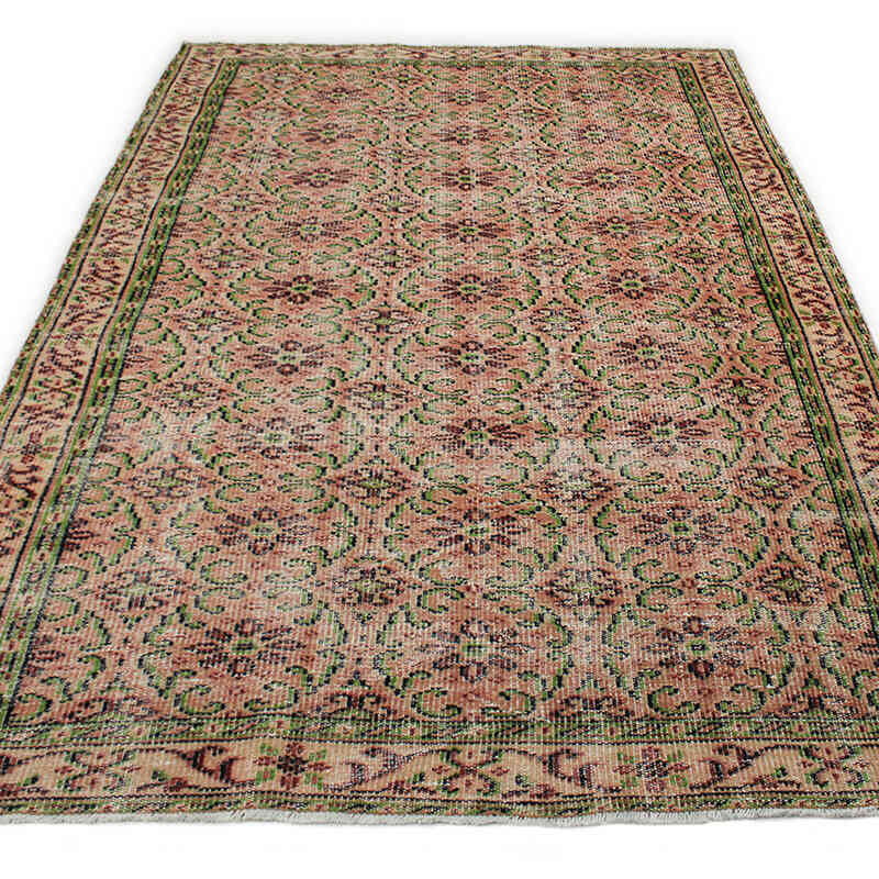 El Dokuma Vintage Halı - 158 cm x 246 cm - K0076766