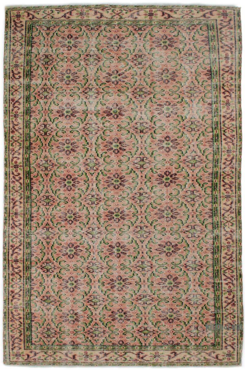 El Dokuma Vintage Halı - 158 cm x 246 cm - K0076766