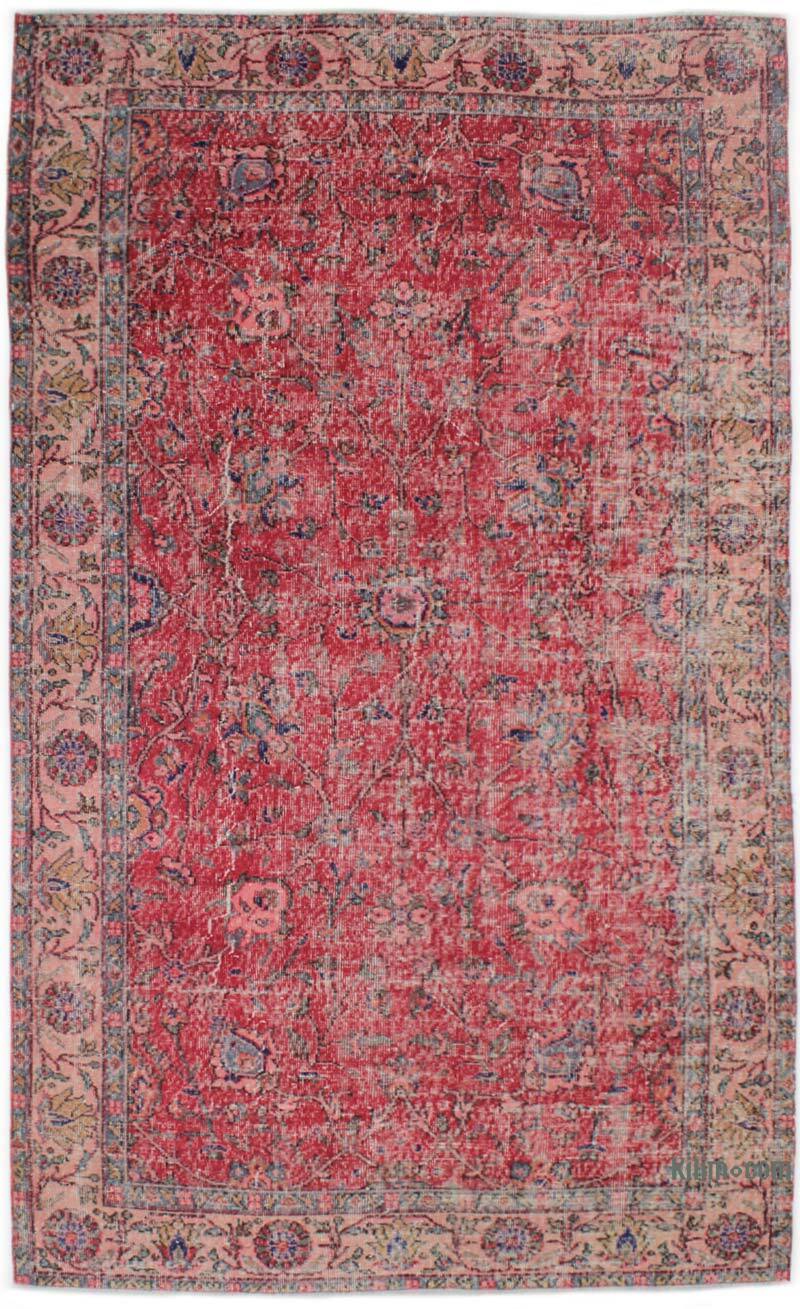 El Dokuma Vintage Halı - 154 cm x 258 cm - K0076768