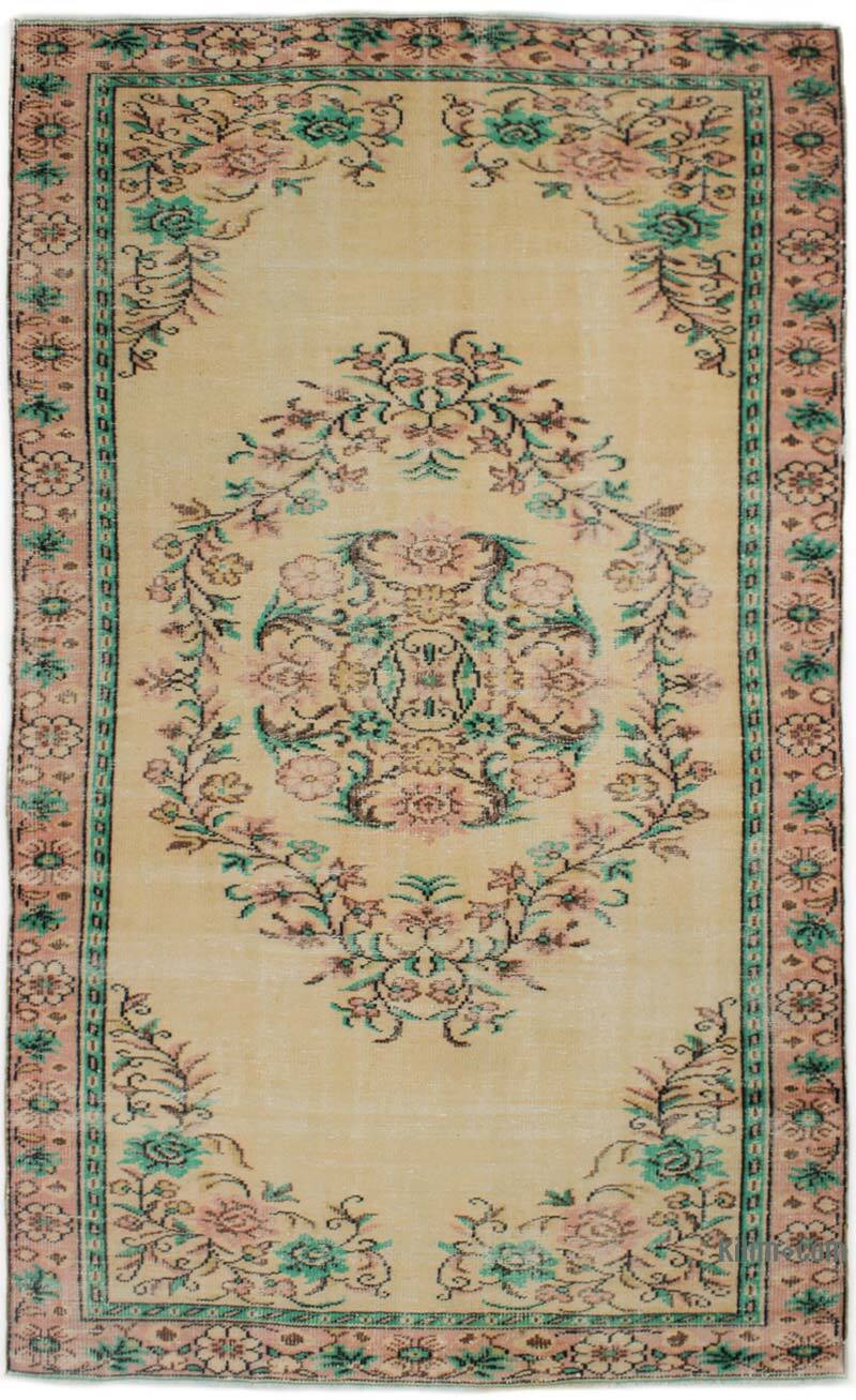 Alfombra Vintage Turca Anudada a Mano - 160 cm x 275 cm - K0076769