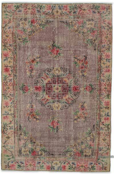 Vintage Turkish Hand-Knotted Rug - 5' 3" x 8' 2" (63" x 98")