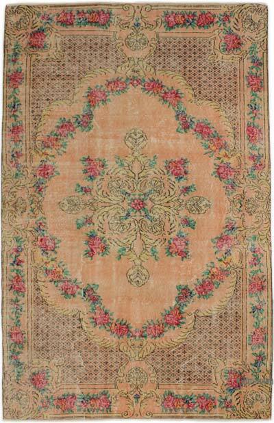 Vintage Turkish Hand-Knotted Rug - 5' 5" x 8' 6" (65" x 102")