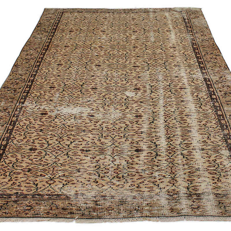 El Dokuma Vintage Halı - 162 cm x 265 cm - K0076777