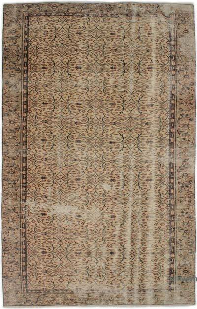 Vintage Turkish Hand-Knotted Rug - 5' 4" x 8' 8" (64" x 104")