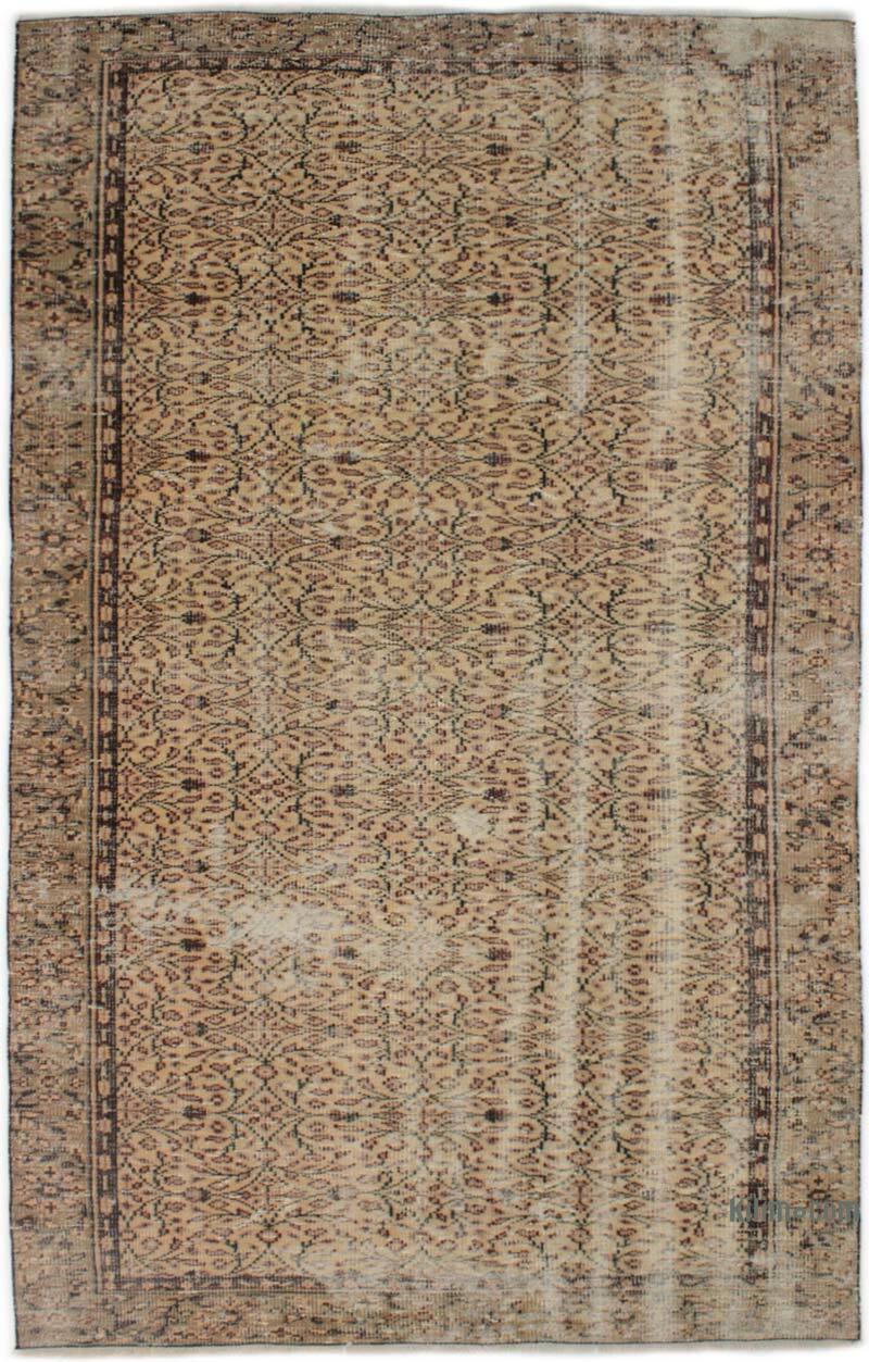 El Dokuma Vintage Halı - 162 cm x 265 cm - K0076777