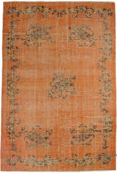 Alfombra Vintage Turca Anudada a Mano - 178 cm x 267 cm