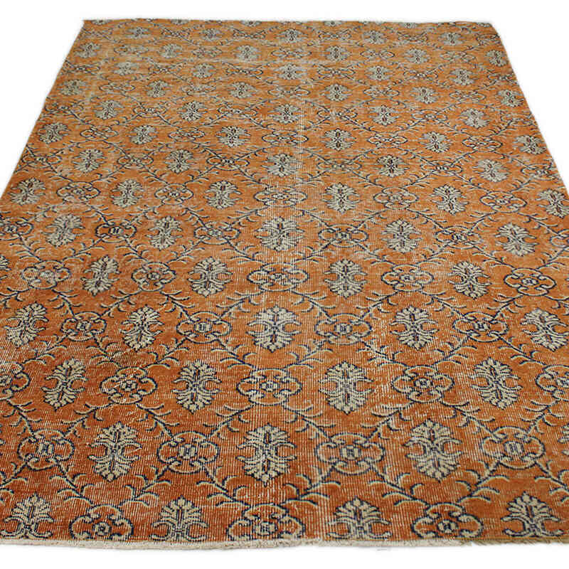 Vintage Turkish Hand-Knotted Rug - 5' 5" x 8' 9" (65" x 105") - K0076781