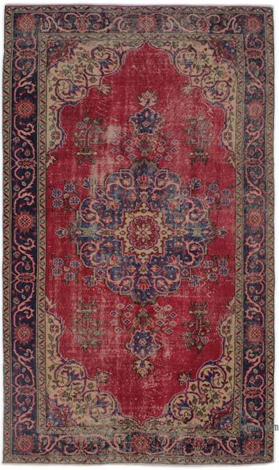 Vintage Turkish Hand-Knotted Rug - 5' 1" x 9' 1" (61" x 109")